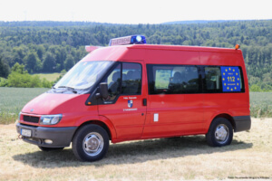 Ein Einsatzleitwagen der Feuerwehr